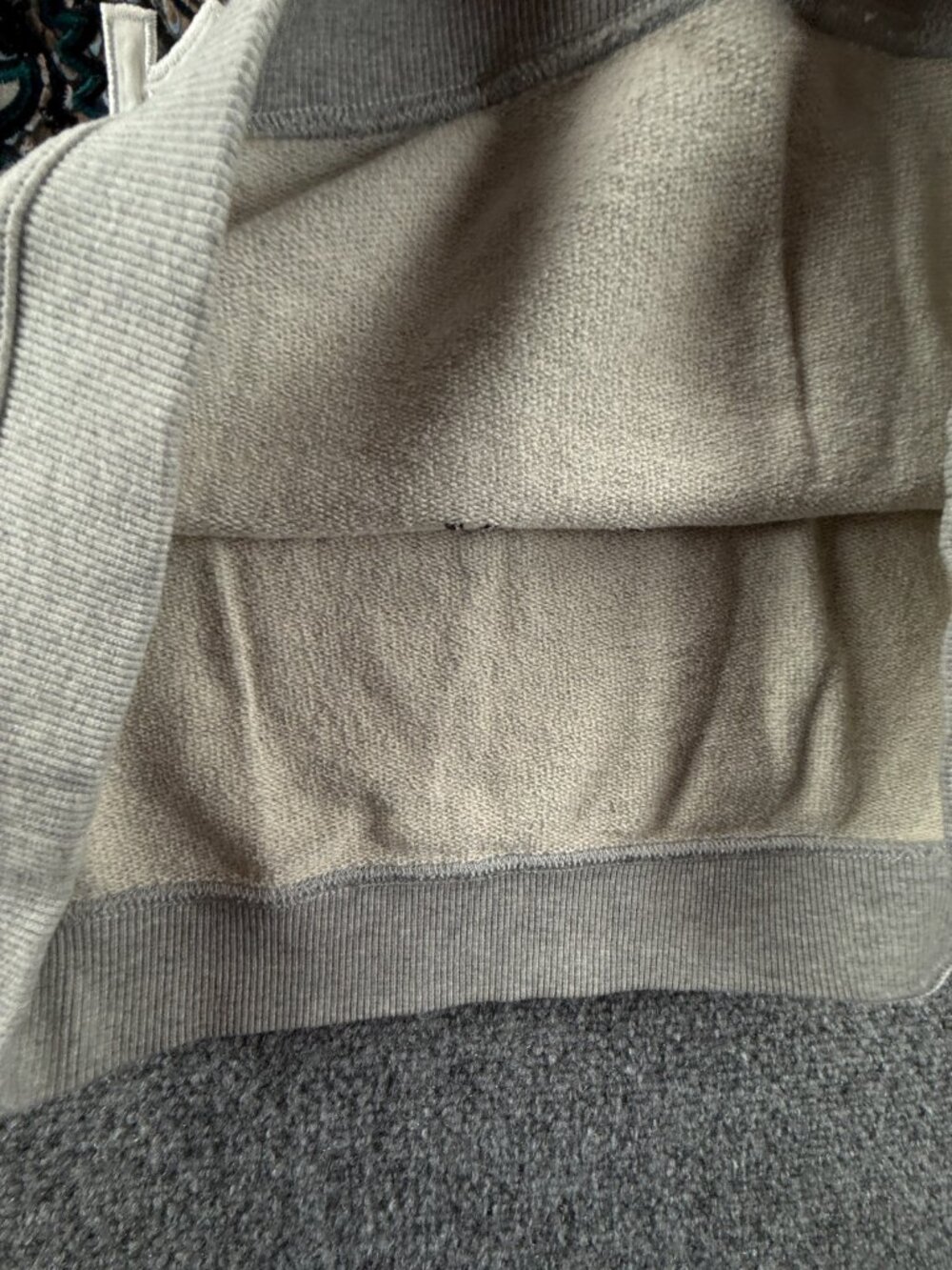 KENZO Paris Sweatshirt Pullover Graphic Print Long Sleeve Large Gray Tiger Logo - Picture 12 of 16